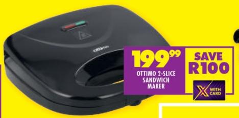 Ottimo 2-Slice Sandwich Maker