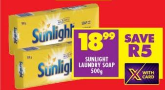 Sunlight Laundry Soap 500g