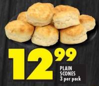 Plain Scones 3 per Pack