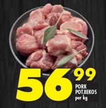 Pork Potjiekos per kg