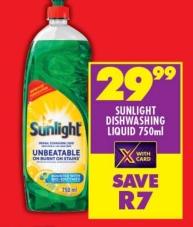 Sunlight Dishwashing Liquid 750ml