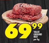 Value Ground Beef Per kg