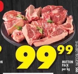 MUTTON PACK per kg