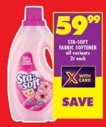 Sta-Soft Fabric Softener 2L