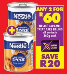 Any 2 NESTLÉ CARAMEL TREAT CAKE FILLING all variants 360g each