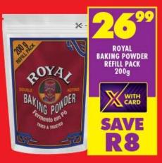 Royal Baking Powder Refill Pack 200g