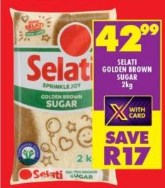 Selati Golden Brown Sugar 2kg