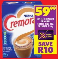 Nestle Cremora Original Coffee and Tea Creamer 750g