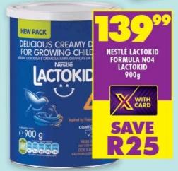 Nestlé Lactokid Formula No4 Lactokid 900g