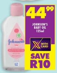 Johnson's Baby Oil 125ml