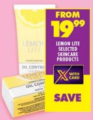 Lemon Lite Selected Skincare Products