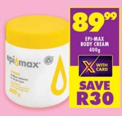 Epi-Max Body Cream 400g