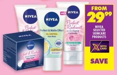 NIVEA Selected Skincare Products