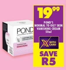 POND'S Normal to Oily Skin Vanishing Cream 50ml