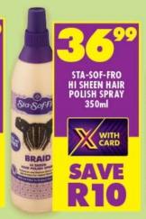 STA-SOF-FRO HI SHEEN HAIR POLISH SPRAY 350ml