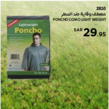 Poncho Como Light weight