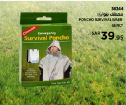 Coghlans Poncho Survival Emergency