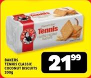 BAKERS TENNIS CLASSIC COCONUT BISCUITS 200g