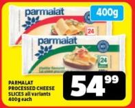 PARMALAT PROCESSED CHEESE SLICES all variants 400g each