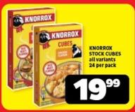 KNORROX Stock Cubes all variants 24 per pack