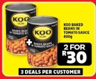 KOO Baked Beans in Tomato Sauce 400g