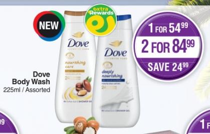 Dove Body Wash Assorted