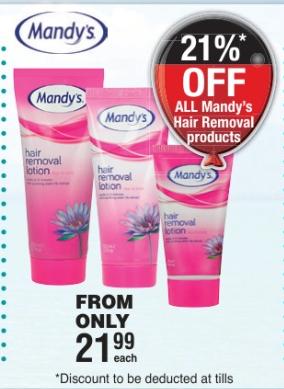 Mandy's Hair Removal Lotion