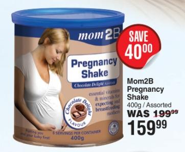 Mom2B Pregnancy Shake 400g/Assorted