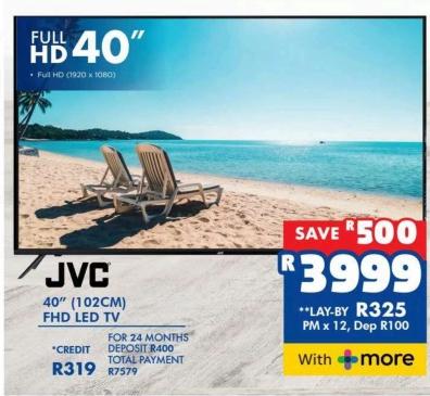 JVC 40" (102CM) FHD LED TV