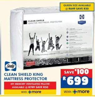 Sealy Clean Shield King Mattress Protector