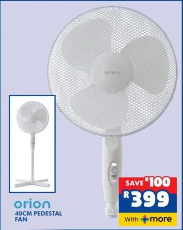 Orion 40cm Pedestal Fan