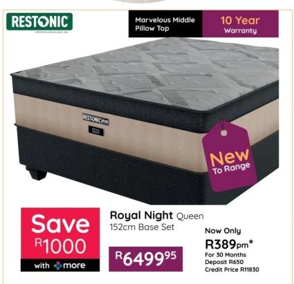 Royal Night Queen 152cm Base Set