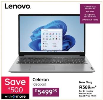 Lenovo Ideapad with 15.6 inch Full HD Display, 4GB RAM, 256GB NVMe SSD Storage, Windows 11 Home