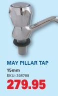 May Pillar Tap 15mm