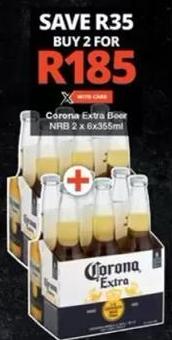 Corona Extra Beer 2 Packs of 6 x 355ml