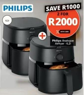 Philips Analogue Airfryer 6.2L