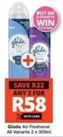 Glade Air Freshener All Variants 2 x 300ml Any 2