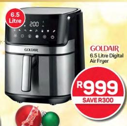 Goldair 6.5 Litre Digital Air Fryer