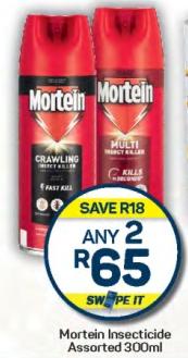 Mortein insecticide Assorted 300ml Any 2