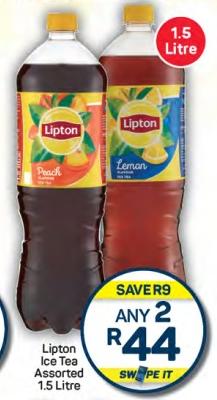 Lipton Ice Tea Assorted 1.5 Litre Any 2