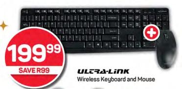 Ultra-Link Wireless Keyboard and Mouse