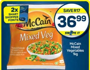 McCain Mixed Vegetables 1kg