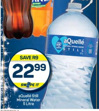 aQuellé Still Mineral Water 5 Litre