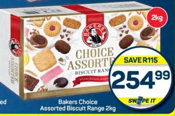 Bakers Choice Assorted Biscuit Range 2kg