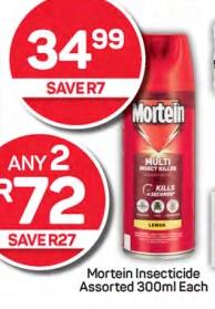 Mortein insecticide Assorted 300ml Each