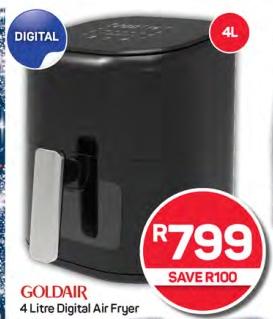 Goldair 4 Litre Digital Air Fryer