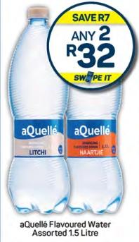 aQuellé Flavoured Water Assorted 1.5 Litre Any 2