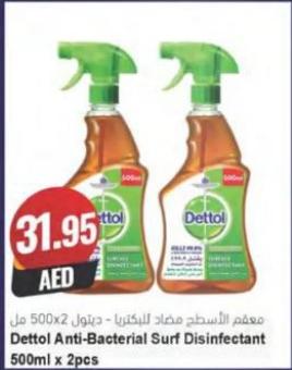 Dettol Anti-Bacterial Surf Disinfectant 500ml x 2pcs