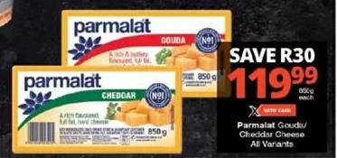 Parmalat Gouda/Cheddar Cheese All Variants 850g