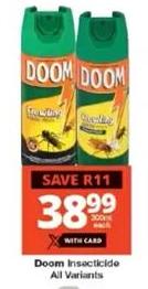 Doom Insecticide All Variants 300ml Each